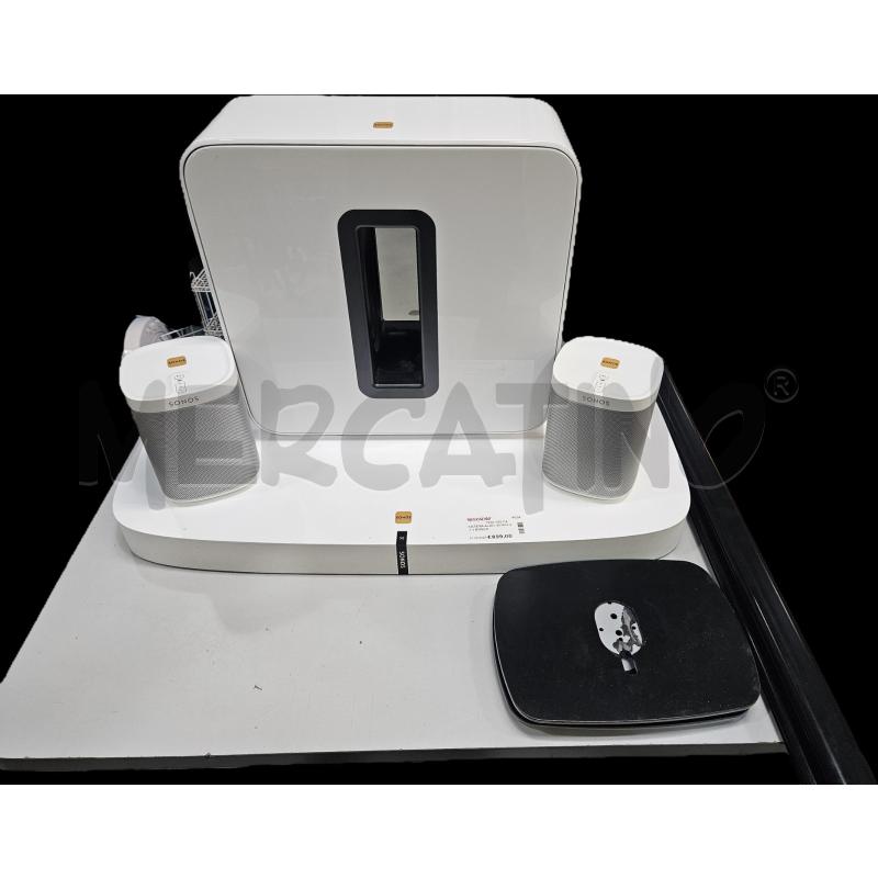 SISTEMA AUDIO SONOS 2.1.1 BIANCO | Mercatino dell'Usato Bastia umbra 1