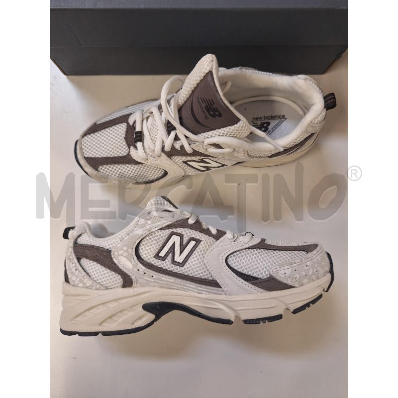 SNEAKERS DONNA NEW BALANCE BIANCHE E MARRONE  | Mercatino dell'Usato Bastia umbra 2
