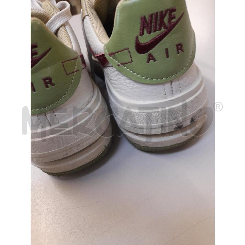 SNEAKERS DONNA NIKE AIR FORCE I BIANCHE SIMBOLO BDX  | Mercatino dell'Usato Bastia umbra 2