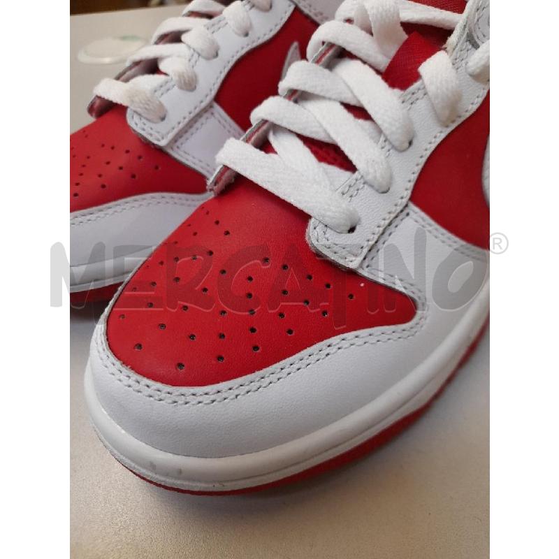 SNEAKERS DONNA NIKE BIANCHE E ROSSE  | Mercatino dell'Usato Bastia umbra 3