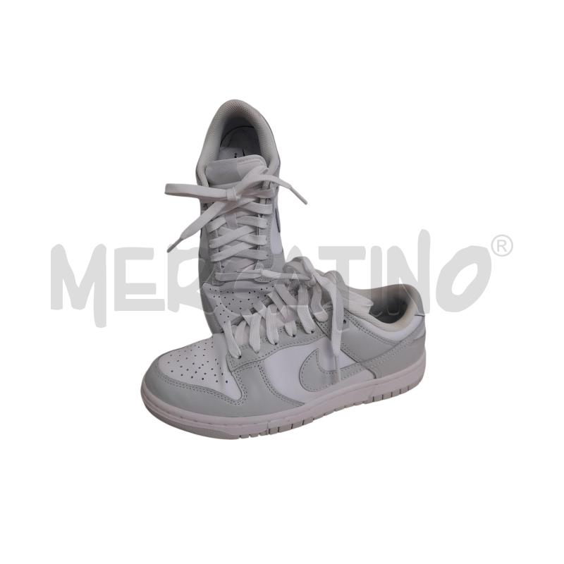 SNEAKERS DONNA NIKE DUNK BIANCHE E GRIGIO CHIARO  | Mercatino dell'Usato Bastia umbra 1