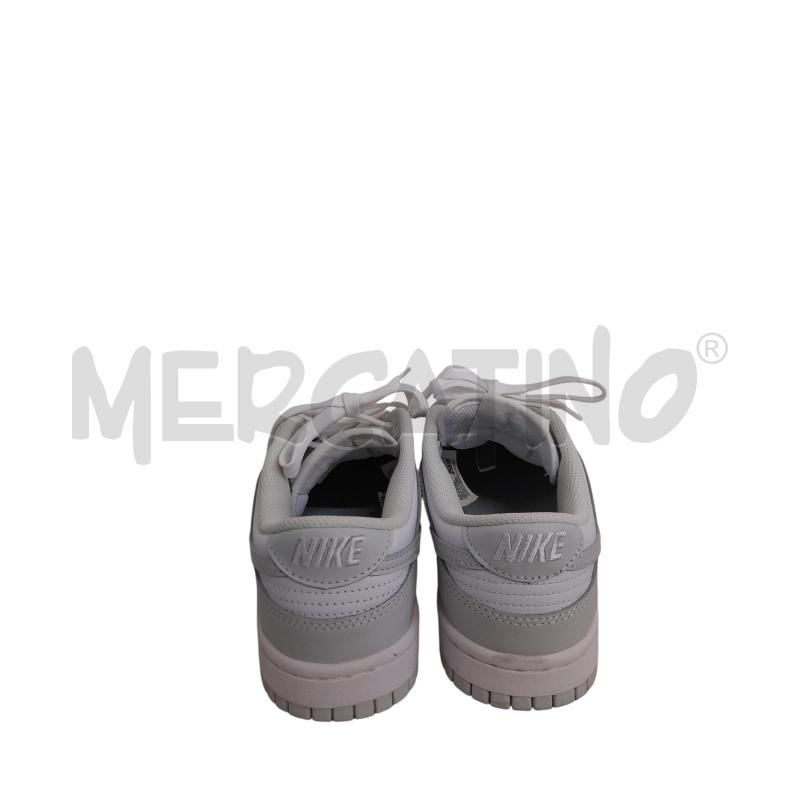 SNEAKERS DONNA NIKE DUNK BIANCHE E GRIGIO CHIARO  | Mercatino dell'Usato Bastia umbra 3