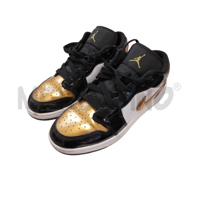 SNEAKERS DONNA NIKE YOUTH AIR JORDAN NERE E ORO  | Mercatino dell'Usato Bastia umbra 1