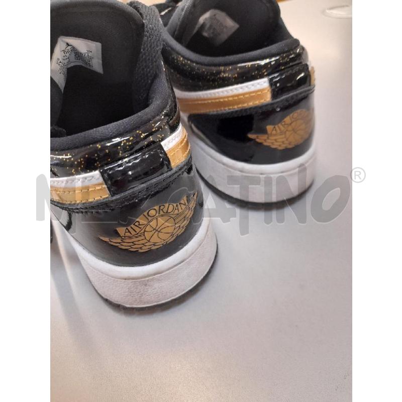 SNEAKERS DONNA NIKE YOUTH AIR JORDAN NERE E ORO  | Mercatino dell'Usato Bastia umbra 2