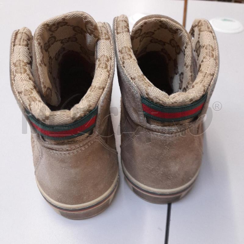 SNEAKERS UOMO GUCCI SCAMOSCIATA BEIGE  | Mercatino dell'Usato Bastia umbra 3