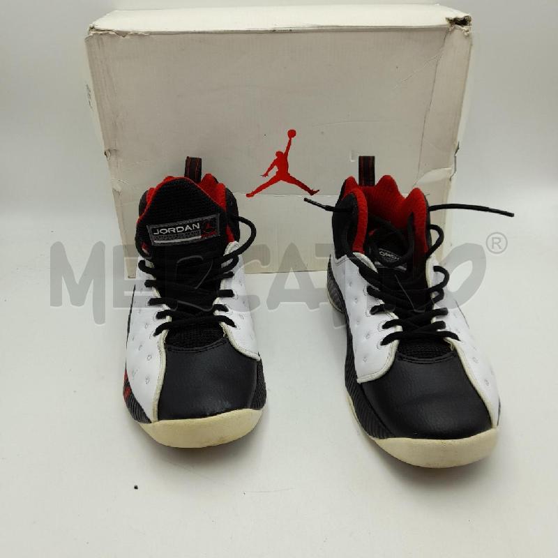 SNEAKERS UOMO JORDAN JUMPMAN TEAM 2 ROSSE NERE BIANCHE  | Mercatino dell'Usato Bastia umbra 1