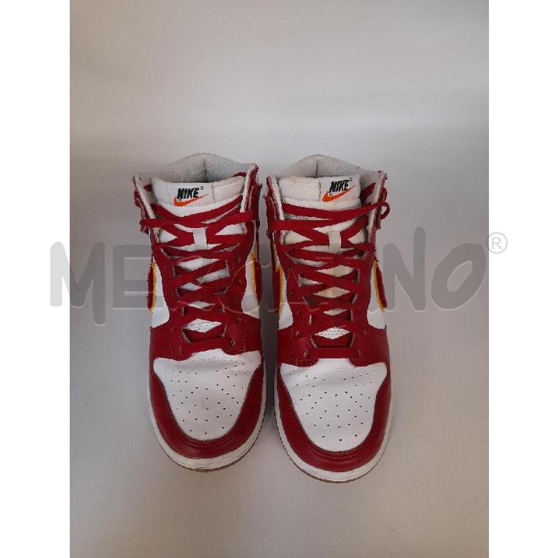 SNEAKERS UOMO NIKE DUNK BIANCHE E ROSSE | Mercatino dell'Usato Bastia umbra 2
