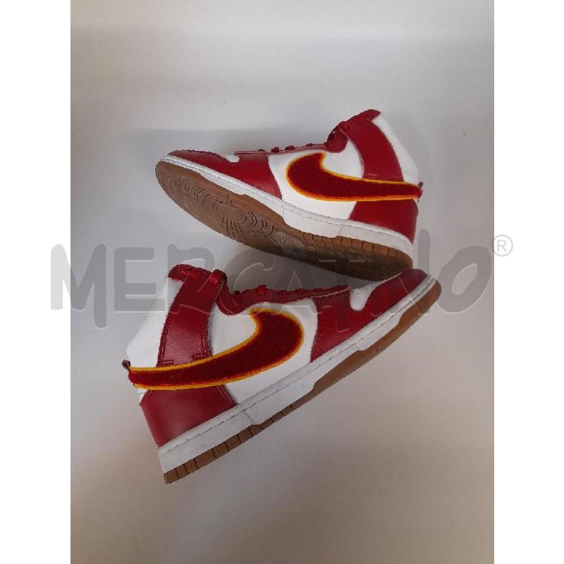 SNEAKERS UOMO NIKE DUNK BIANCHE E ROSSE | Mercatino dell'Usato Bastia umbra 4
