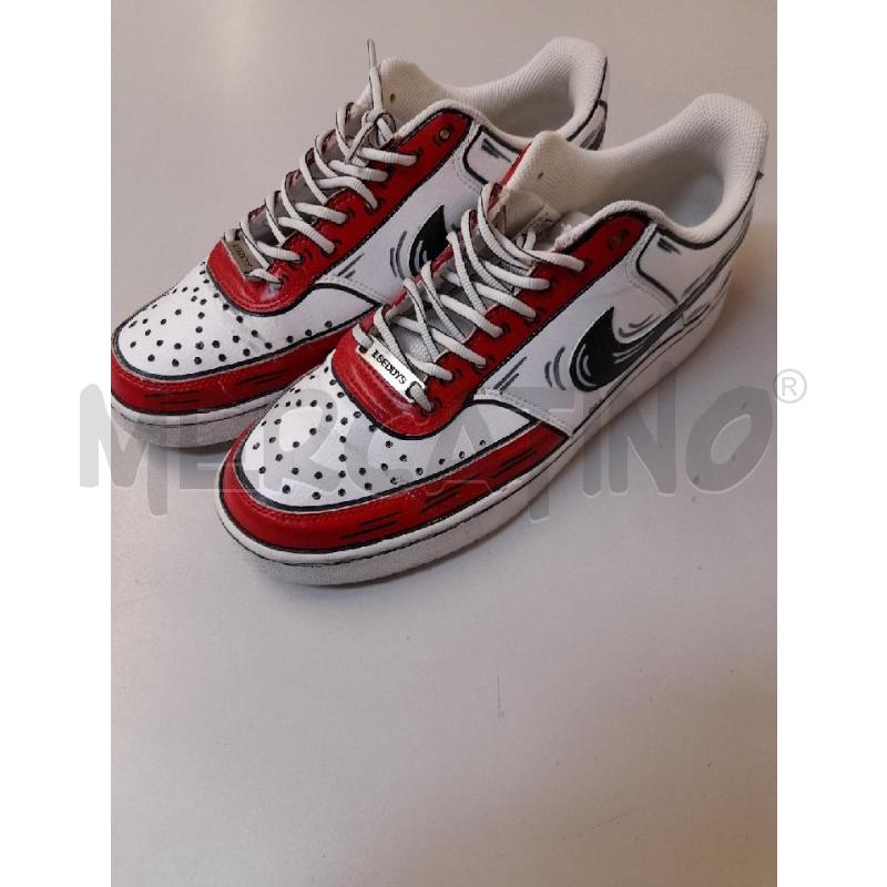 SNEAKERS UOMO NIKE SEDDYS BIANCA E ROSSE | Mercatino dell'Usato Bastia umbra 1