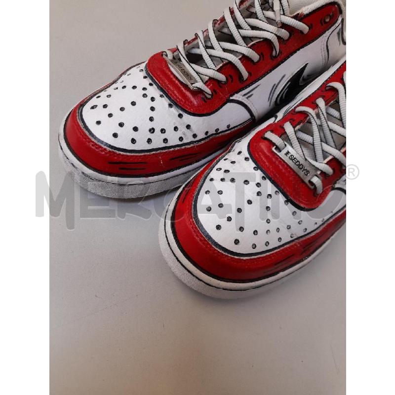 SNEAKERS UOMO NIKE SEDDYS BIANCA E ROSSE | Mercatino dell'Usato Bastia umbra 2