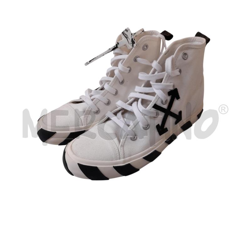 SNEAKERS UOMO OFF-WHITE VULCANIZED BIANCHE ALTE  | Mercatino dell'Usato Bastia umbra 1