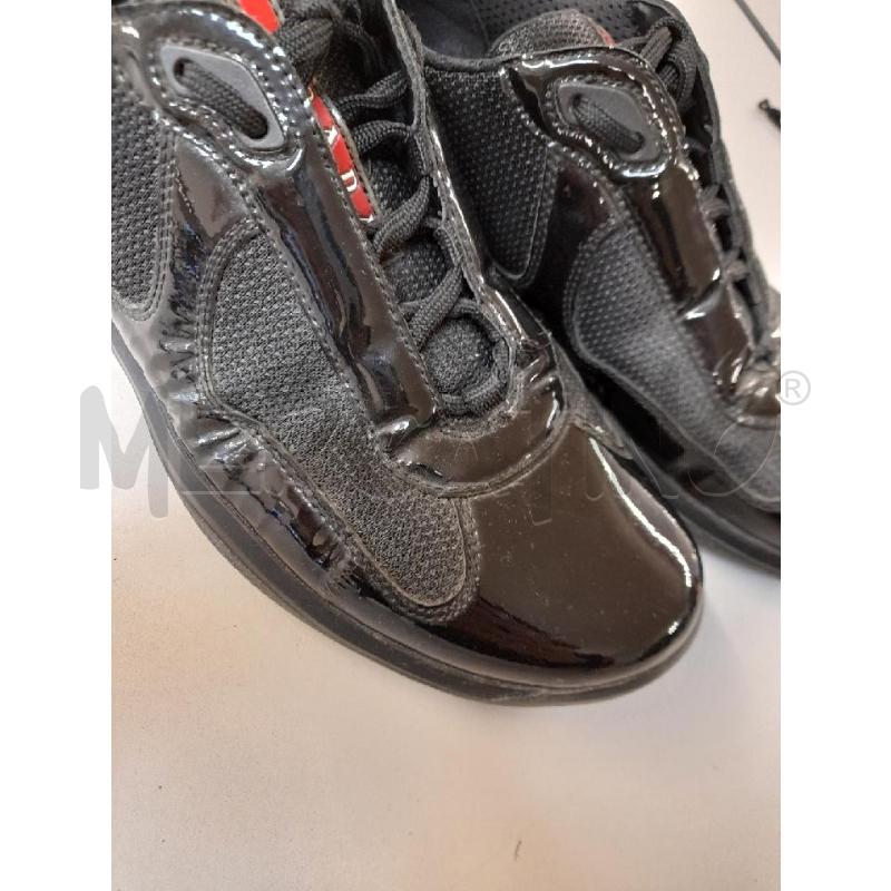 SNEAKERS UOMO PRADA NERE VERNICE  | Mercatino dell'Usato Bastia umbra 3