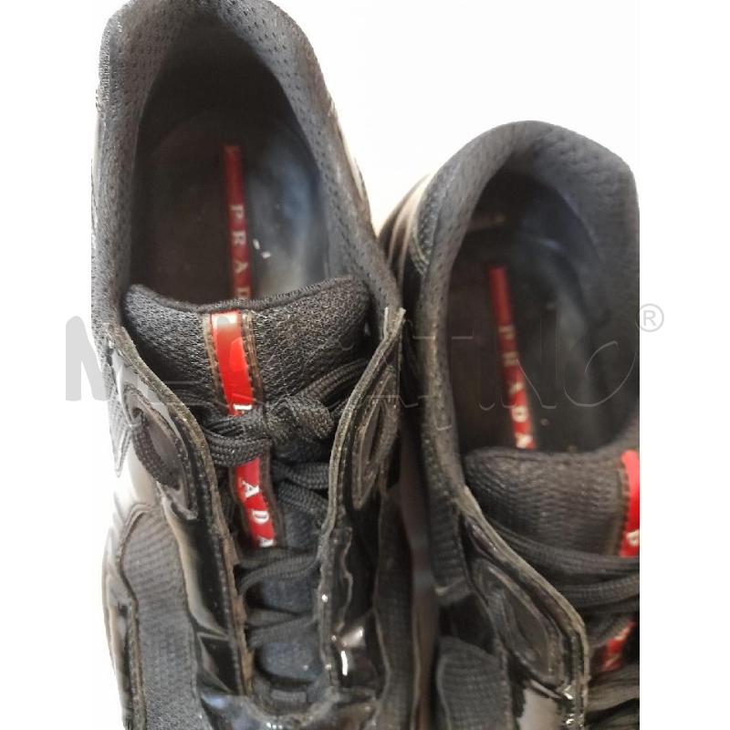 SNEAKERS UOMO PRADA NERE VERNICE  | Mercatino dell'Usato Bastia umbra 4