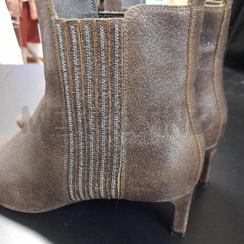 STIVALETTI DONNA BRUNELLO CUCINELLI MARRONE CON MONILE  | Mercatino dell'Usato Bastia umbra 2