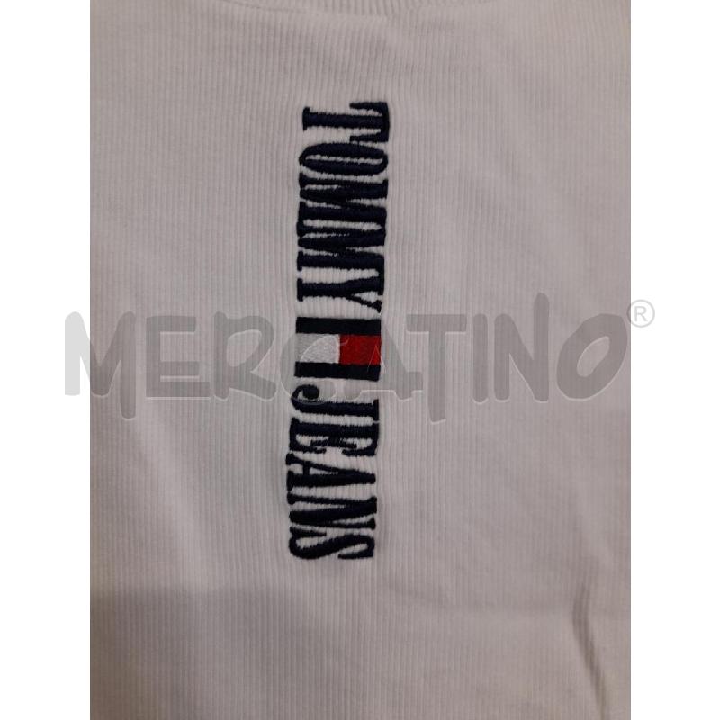 TOP TOMMY HILFIGER BIANCO COSTINE  | Mercatino dell'Usato Bastia umbra 2