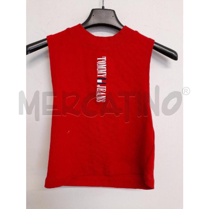 TOP TOMMY HILFIGER ROSSO  | Mercatino dell'Usato Bastia umbra 1