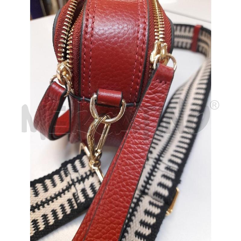 TRACOLLA DONNA COCCINELLE MINI ROSSO TESSUTO BIANCO NERO | Mercatino dell'Usato Bastia umbra 2