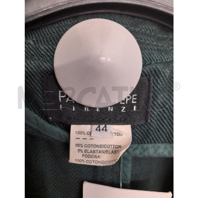TRENCH DONNA PATRIZIA PEPE DENIM VERDE BOTTIGLIA | Mercatino dell'Usato Bastia umbra 2