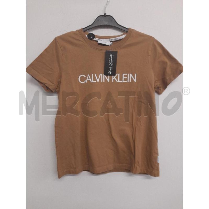 T SHIRT DONNA CALVIN KLEIN NOCCIOLA  | Mercatino dell'Usato Bastia umbra 1