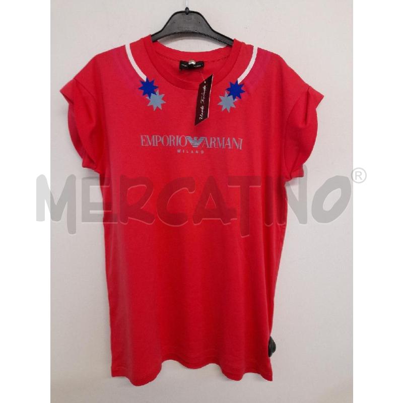 T SHIRT DONNA EMPORIO ARMANI CORALLO  | Mercatino dell'Usato Bastia umbra 1