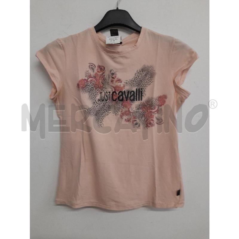 T SHIRT DONNA JUST CAVALLI ROSA | Mercatino dell'Usato Bastia umbra 1