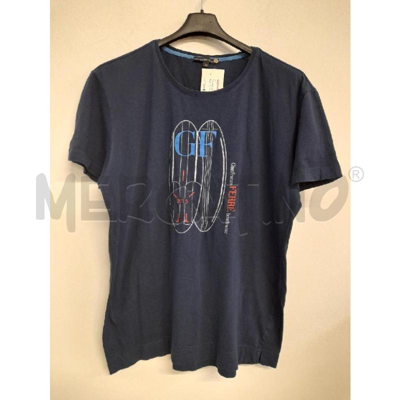 T SHIRT UOMO G FERRE BLU  | Mercatino dell'Usato Bastia umbra 1