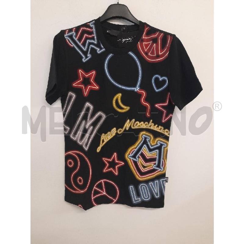 T SHIRT UOMO LOVE MOSCHINO NERA | Mercatino dell'Usato Bastia umbra 1