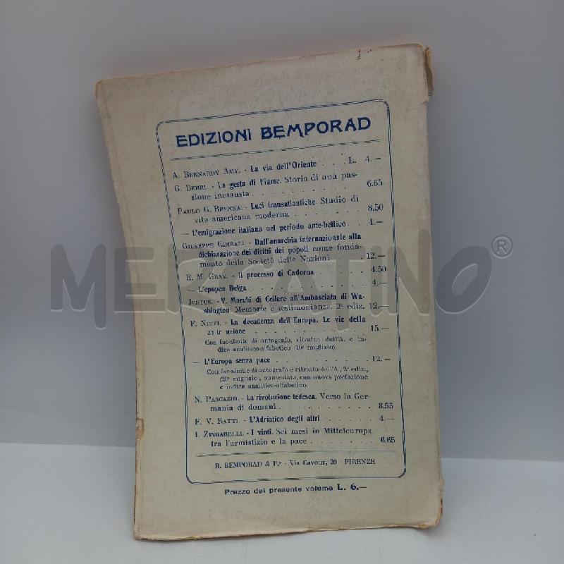 VECCHIO LIBRO FASCISMO LIBERATORE | Mercatino dell'Usato Bastia umbra 2
