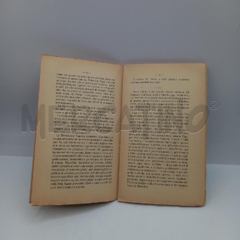 VECCHIO LIBRO LA RIVOLUZIONE FASCISTA | Mercatino dell'Usato Bastia umbra 3