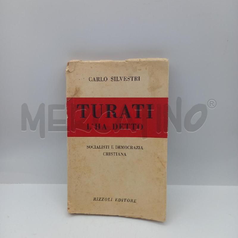 VECCHIO LIBRO TURATI L'HA DETTO | Mercatino dell'Usato Bastia umbra 1