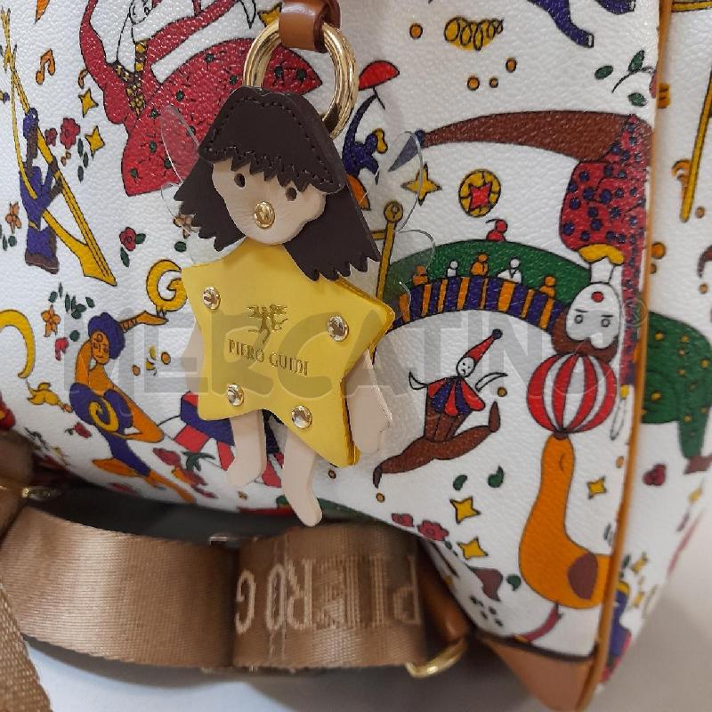 ZAINO DONNA PIERO GUIDI BIANCO CON TASCHA DAVANTI  | Mercatino dell'Usato Bastia umbra 3