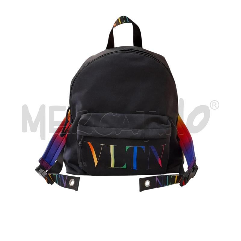 ZAINO VALENTINO NYLON BACKPACK NERO  | Mercatino dell'Usato Bastia umbra 1