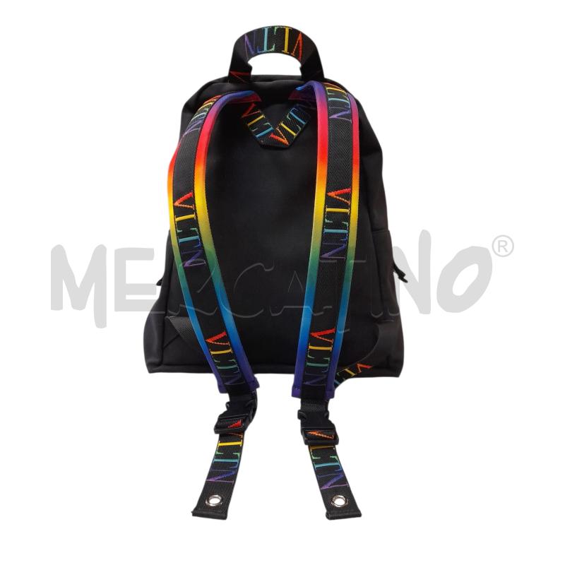 ZAINO VALENTINO NYLON BACKPACK NERO  | Mercatino dell'Usato Bastia umbra 2