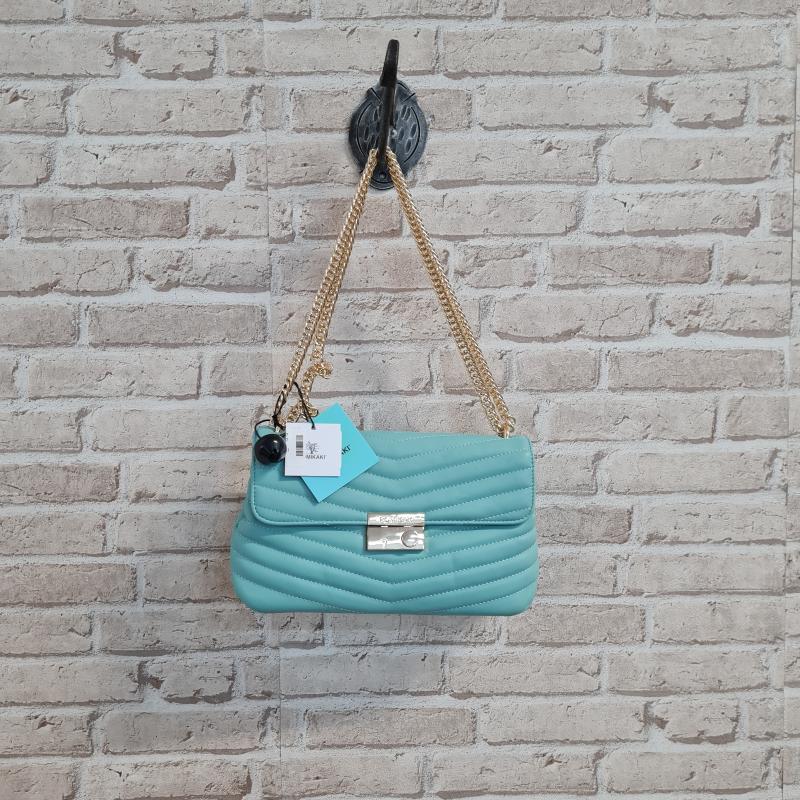 BORSA DONNA POMIKAKI ACQUAMARINA | Mercatino dell'Usato Corciano