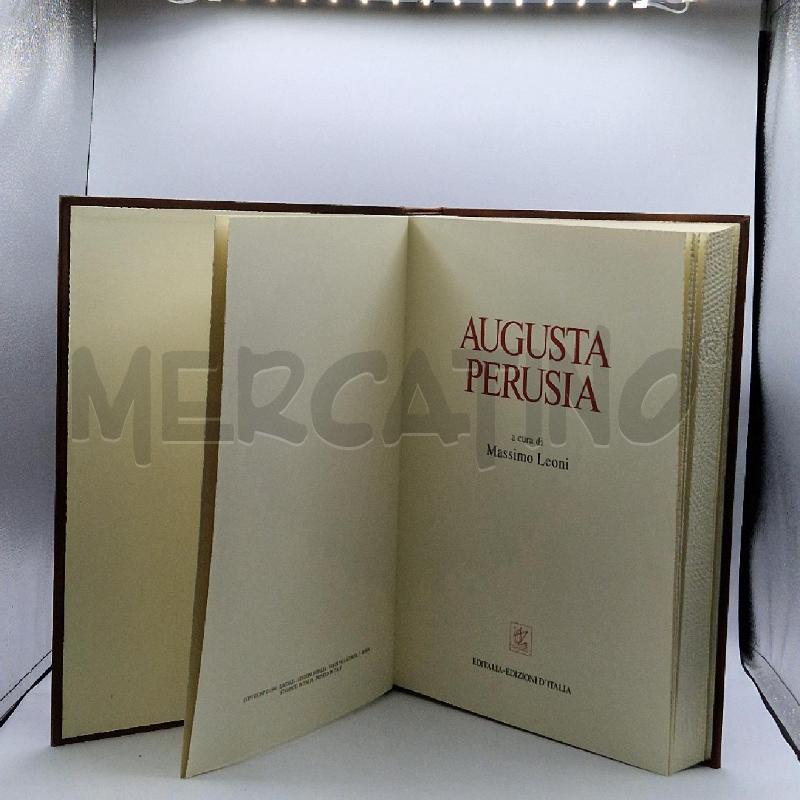LIBRO STORICO AUGUSTA PERUSIA LIREGATURA IN PELLE CON SCATOLA ORIGINALE | Mercatino dell'Usato Corciano 3