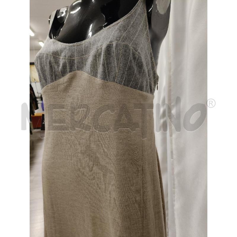 ABITO DONNA B.CUCINELLI CAS SETA TORTORA GESSATO GRIGIO | Mercatino dell'Usato Corciano 2
