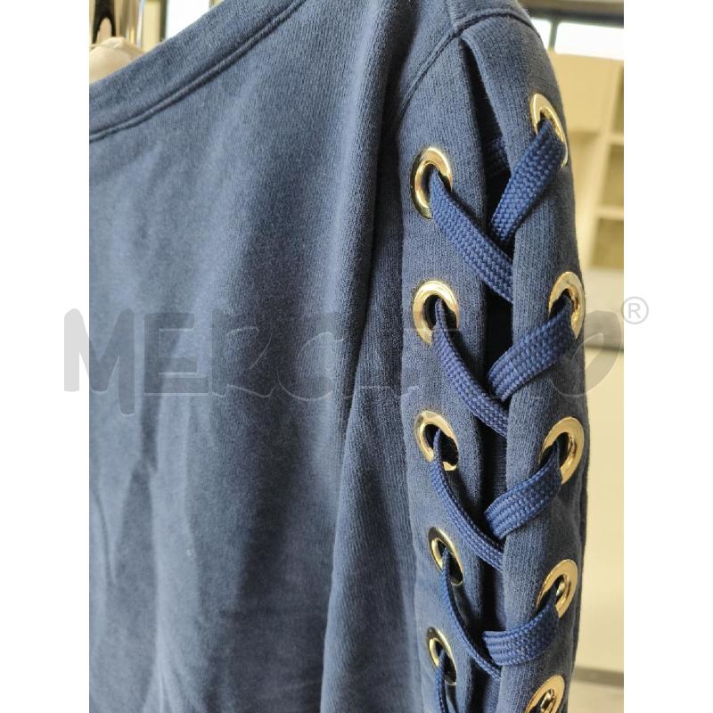 ABITO DONNA BLU CON MANICHE E ANELLI DORATI  | Mercatino dell'Usato Corciano 2