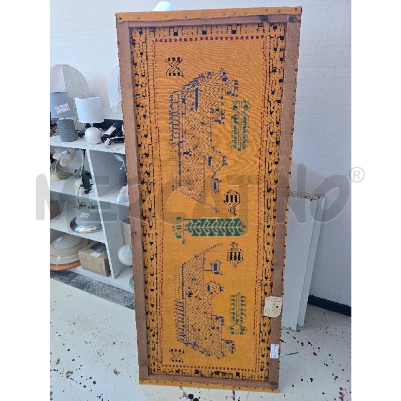 ARAZZO SARDO GIALLO LE BARCHE 159*64 MOSTRA BOTTEGA TUCCI GIUSEPPE | Mercatino dell'Usato Corciano 3