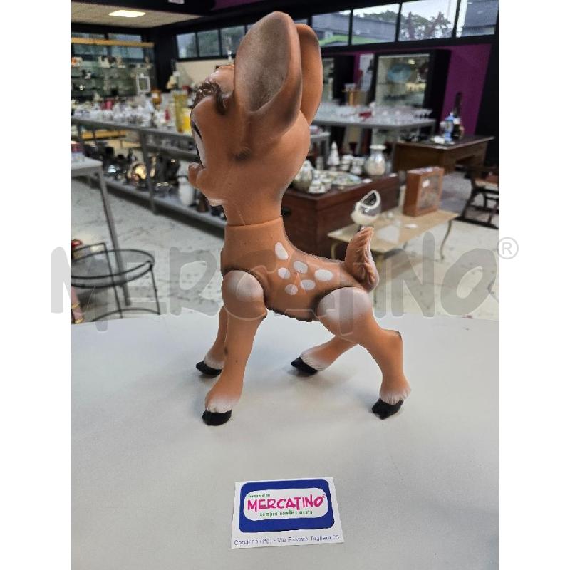 BAMBI VINTAGE DA COLLEZIONE IN GOMMA | Mercatino dell'Usato Corciano 1