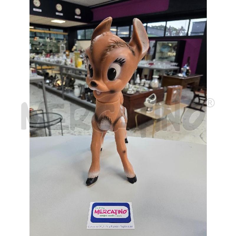BAMBI VINTAGE DA COLLEZIONE IN GOMMA | Mercatino dell'Usato Corciano 2