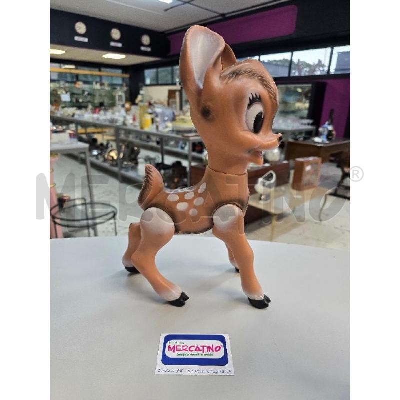 BAMBI VINTAGE DA COLLEZIONE IN GOMMA | Mercatino dell'Usato Corciano 3