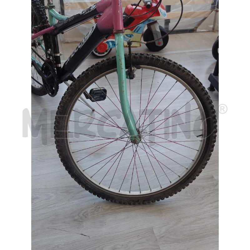 BICICLETTA DONNA SHADOW 4000 ROSA NERA E VERDE ACQUA | Mercatino dell'Usato Corciano 2