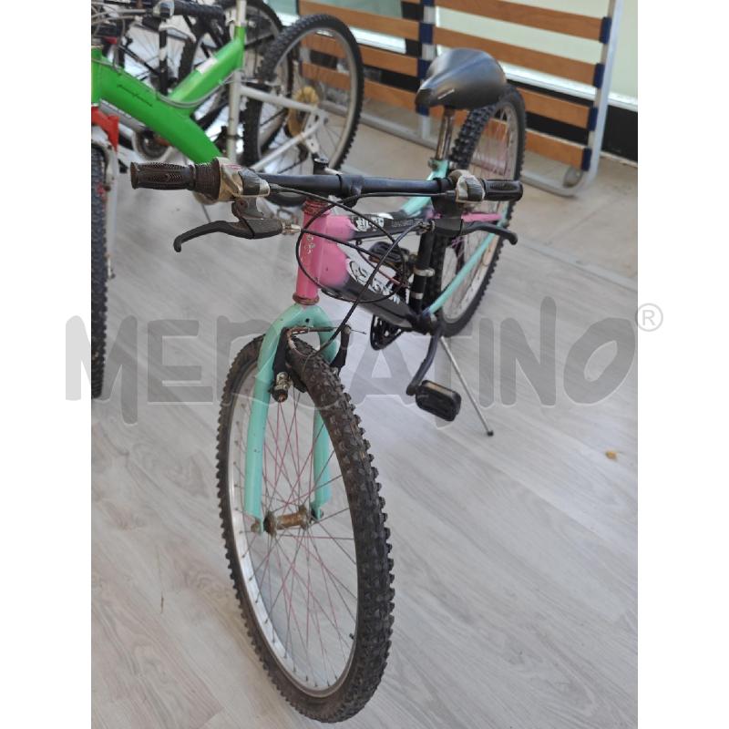 BICICLETTA DONNA SHADOW 4000 ROSA NERA E VERDE ACQUA | Mercatino dell'Usato Corciano 3