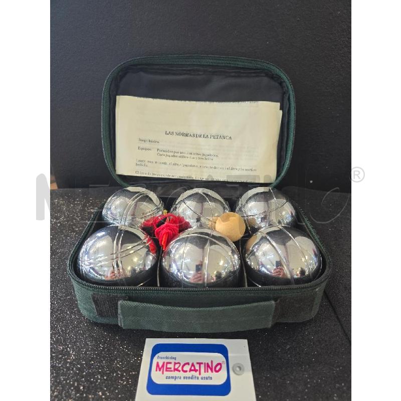 BOCCE METALLO BORS VERDE6 PZ | Mercatino dell'Usato Corciano 1