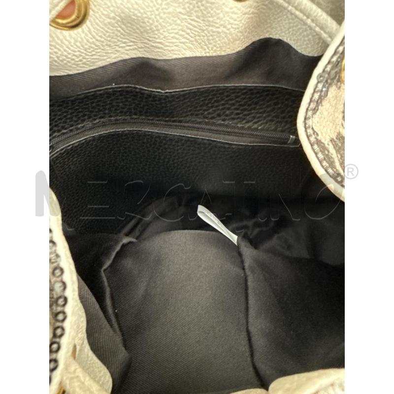 BORSA DONNA CAFE NOIR GRIGIA A SECCHIELLO PAILIETTES  | Mercatino dell'Usato Corciano 5