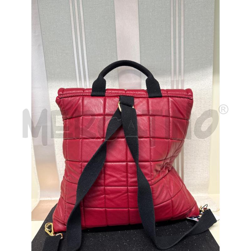 BORSA DONNA CAFE NOIR ROSSA QUADRETTATA CON TRACOLLA  | Mercatino dell'Usato Corciano 2