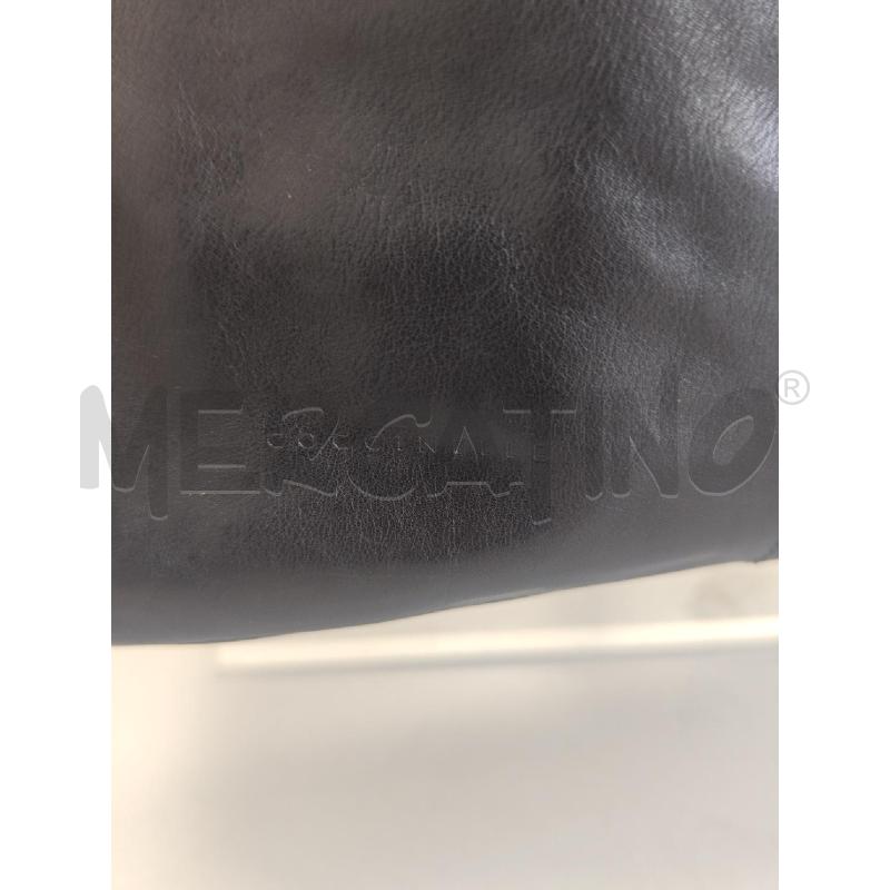BORSA DONNA COCCINELLE NERA PELLE FRANGIA MANICI  | Mercatino dell'Usato Corciano 2