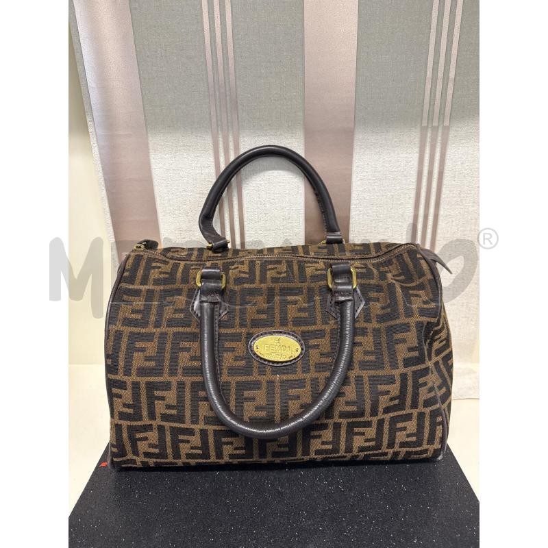 BORSA DONNA FENDI BAULETTO GRANDE ZUCCA STAMPA CLASSICA  | Mercatino dell'Usato Corciano 1
