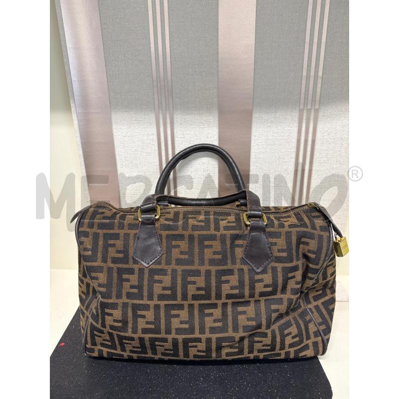 BORSA DONNA FENDI BAULETTO GRANDE ZUCCA STAMPA CLASSICA  | Mercatino dell'Usato Corciano 2