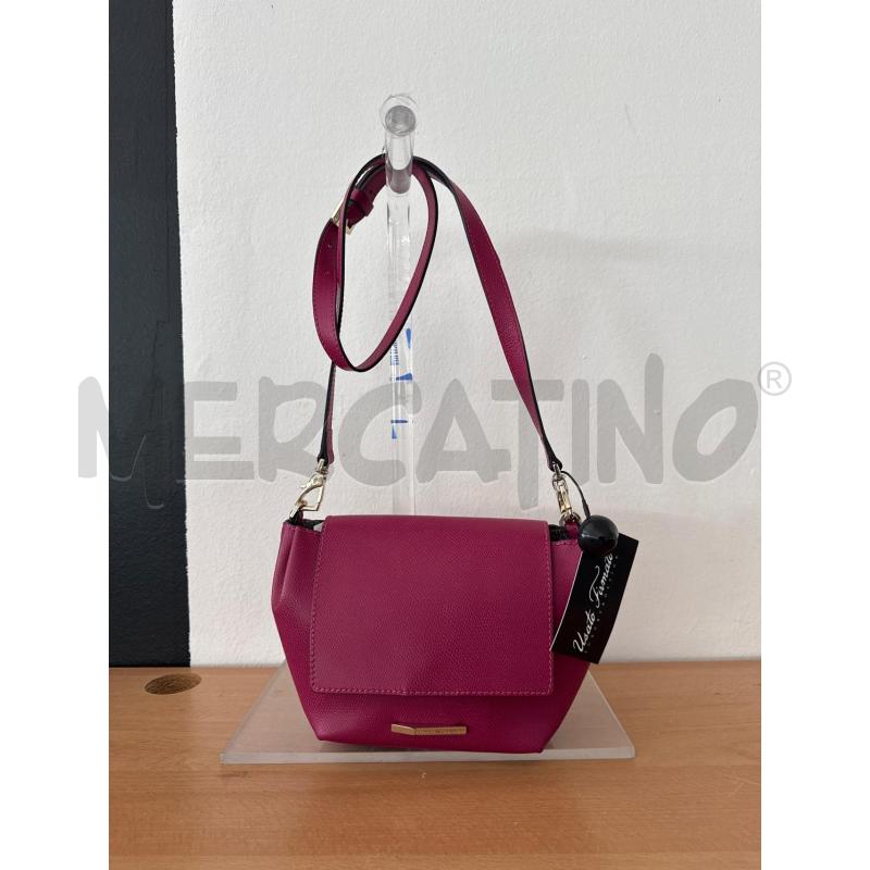 BORSA DONNA FRANCESCO BIASA FUXIA CON TRACOLLA  | Mercatino dell'Usato Corciano 1